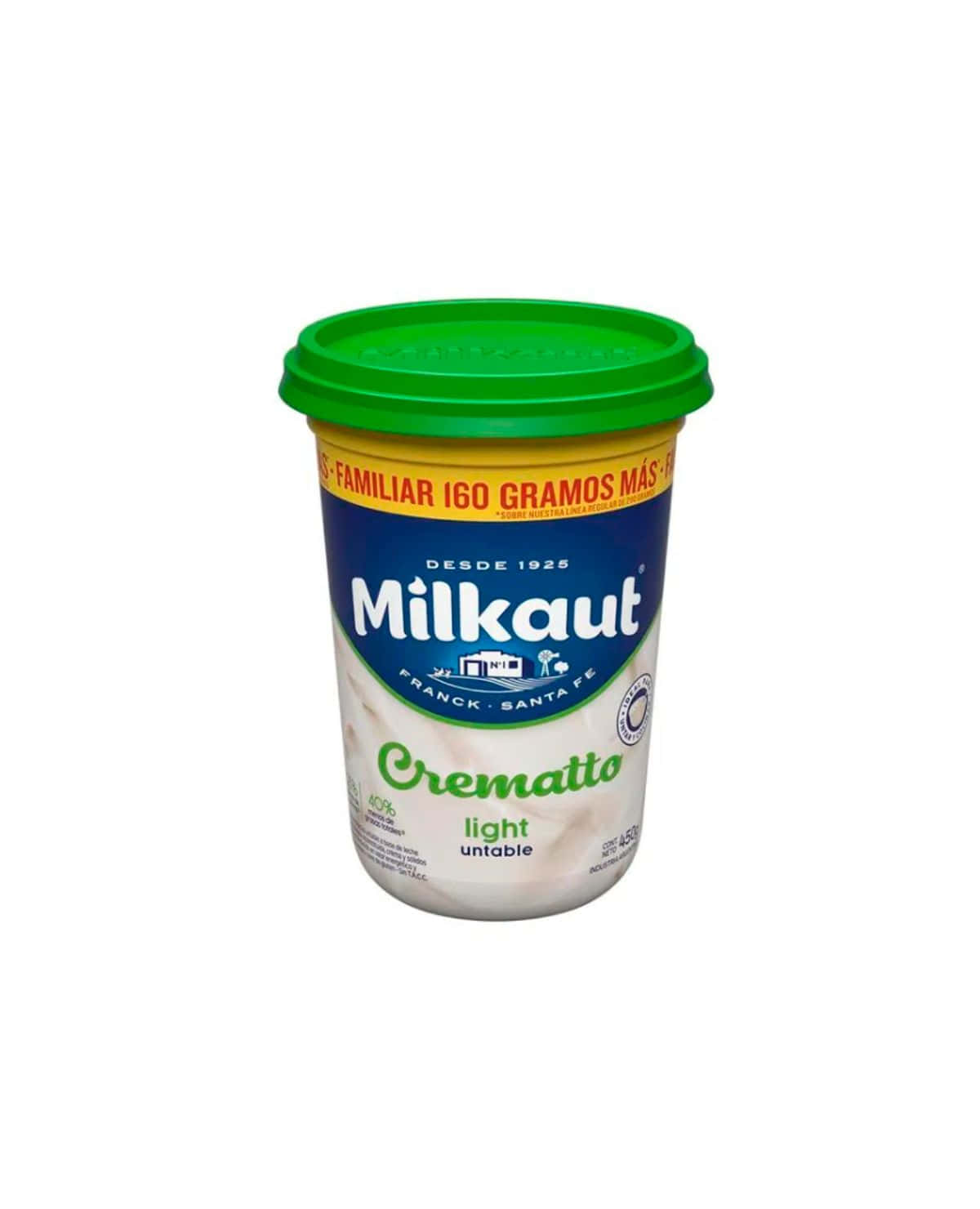 Queso Untable Milkaut Crematto Light 450 Gr